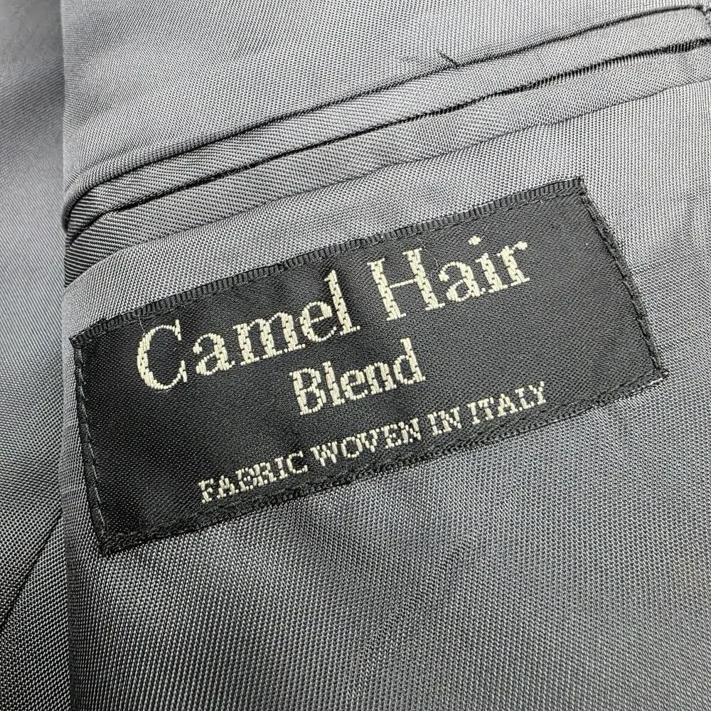 Gianfranco Ruffini Blazer Mens 42R Gray Herringbone Camel Hair Blend Italy Made - Picture 3 of 16